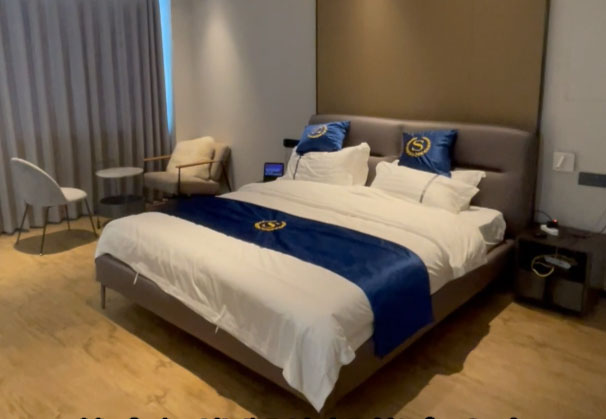 智慧酒店客房智能床、酒店客房智能床、客房智能床